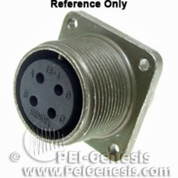 ER 4C 412 SKT RECP BOX, Amphenol, Mfr#: MS3102A1810SYRES